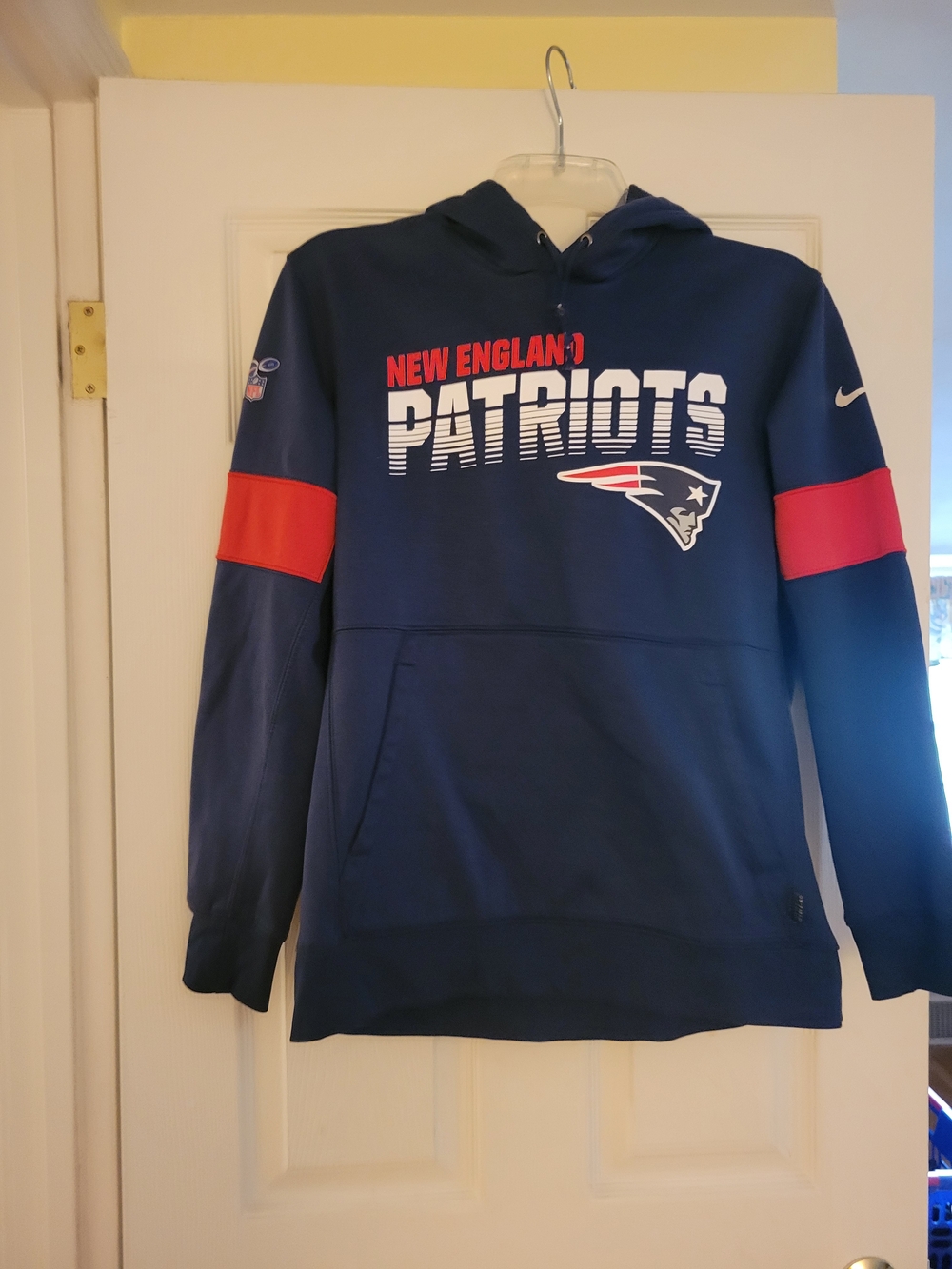 Nike New England Patriots Navy Pullover Hoodie
